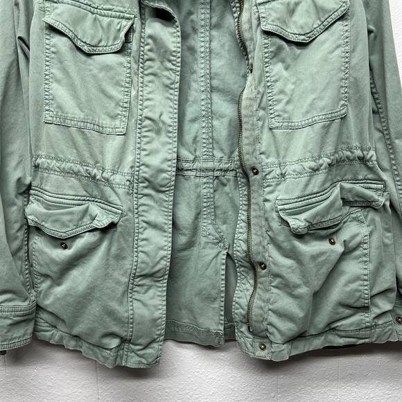 Gap Utility Full Zip Button Down Jacket Womens Small Outdoor Travel Workwear - Picture 4 of 11